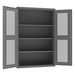 Durham EMDC-481872-95 Ventilated Shelves Cabinet, 14 Gauge, 3 Shelves, 48 X 18 X 72