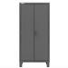 Durham HDC36-60-2S6D1795 Cabinet, 12 Gauge, 2 Shelves, 6 Door Shelves, 60 Red Bins, 36 X 24 X 78