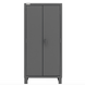 Durham HDC36-60-2S6D1795 Cabinet, 12 Gauge, 2 Shelves, 6 Door Shelves, 60 Red Bins, 36 X 24 X 78