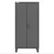 Durham HDC36-60-2S6D95 Cabinet, 12 Gauge, 2 Shelves, 6 Door Shelves, 60 Yellow Bins, 36 X 24 X 78