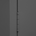 Durham HDWC243678-5S95 Wardrobe Cabinet, 5 Shelves, Hanger Bar, 36 X 24 X 78
