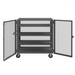 Durham HTL-2448-DD-3AS-95 Mesh Truck, 3 Adjustable Shelves, 24 X 48, 2000 Lbs. Capacity