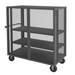 Durham HTL-3048-DD-3AS-95 Mesh Truck, 3 Adjustable Shelves, 30 X 48, 2000 Lbs. Capacity