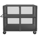 Durham HTL-3660-DD-1AS-95 Mesh Truck, 1 Adjustable Shelf, 36 X 60, 2000 Lbs. Capacity