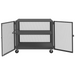 Durham HTL-3672-DD-1AS-95 Mesh Truck, 1 Adjustable Shelf, 36 X 72, 2000 Lbs. Capacity