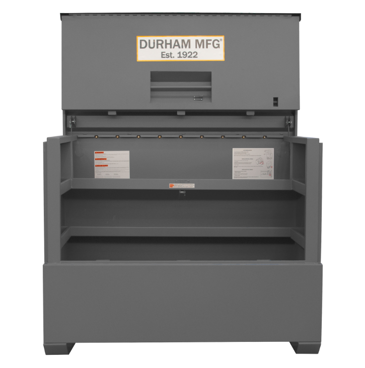 Durham JSCPB-316050-94T-D720 Jobsite Piano Box, 47.8 Cu. Ft