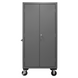 Durham 3501M-BLP-30-5295 Mobile Cabinet, 14 Gauge, 30 Blue Bins, 36 X 24 X 81