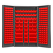 Durham SJC-BDLP-192-1795 Cabinet, 192 Red Bins, 48 X 24 X 84