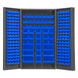 Durham SJC-BDLP-192-5295 Cabinet, 192 Blue Bins, 48 X 24 X 84