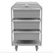 Durham STBR-303642-6-5PU Stainless Steel Tub Rack Cart, 6 Bins, 36-3/4 X 26 X 42