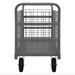 Durham W4SPTDG-306038-1-8MR95 Wire Cart, Removable Handles, Drop Gate, 30-3/8 X 67-1/4 X 38-1/4