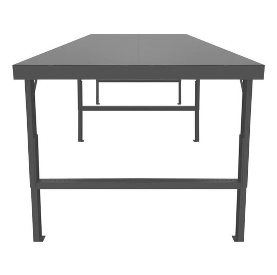 Durham WBF-48120-95 Folding Leg Workbench, Steel Top, 120 X 48