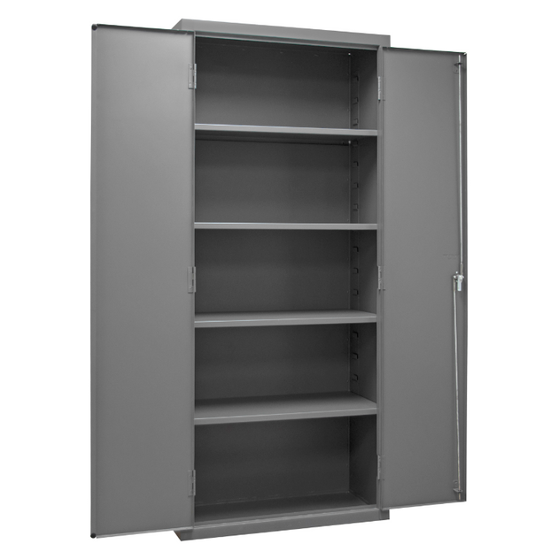 Durham 2505-4S-95 Cabinet, 16 Gauge, 4 Shelves, 48 X 24 X 78