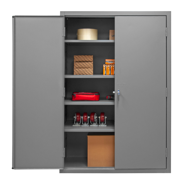 Durham 2504-4S-95 Cabinet, 16 Gauge, 4 Shelves, 48 X 24 X 84