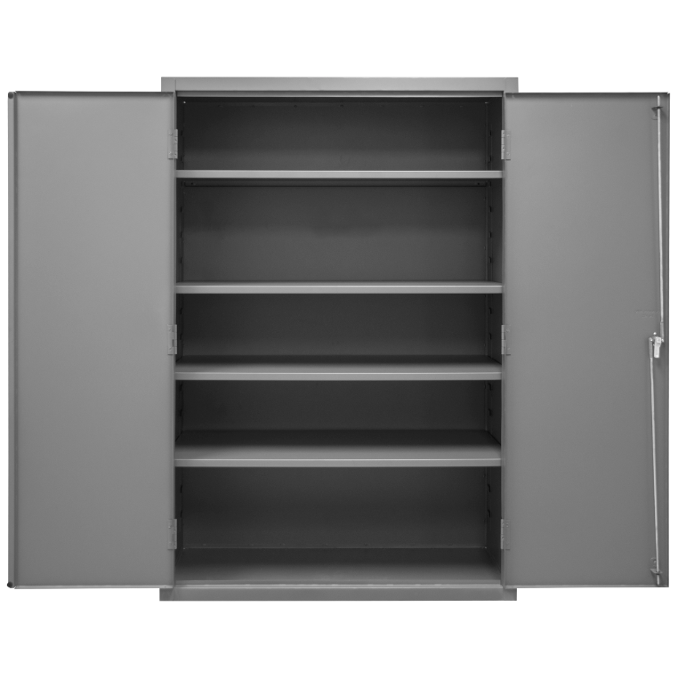Durham 2504-4S-95 Cabinet, 16 Gauge, 4 Shelves, 48 X 24 X 84