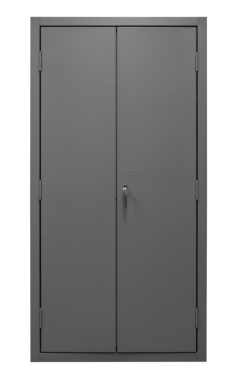 Durham 3501-BDLP-102-3S-95 Cabinet, 14 Gauge, 3 Shelf, 102 Yellow Bins , 36 X 24 X 72