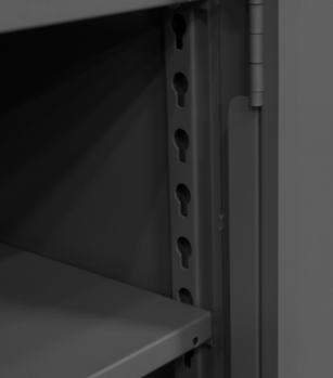 Durham HDC-244878-4S95 Cabinet, 12 Gauge, 4 Shelves , 48 X 24 X 78