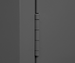 Durham HDC-246078-4S95 Cabinet, 12 Gauge, 4 Shelves , 60 X 24 X 78