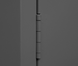 Durham HDC-246078-4S95 Cabinet, 12 Gauge, 4 Shelves , 60 X 24 X 78