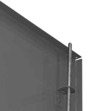 Durham HDC-247278-4S95 Cabinet, 12 Gauge, 4 Shelves , 72 X 24 X 78