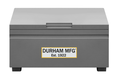 Durham JSCSL-306040-94T-D720 Slope Lid, Jobsite Box, 31 Cu. Ft.