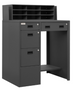 Durham SFWS-392955-95 Stand Up Shop Desk, 2 File Drawers, 2 Storage Drawers, Document Storage, Bottom Shelf , 29 X 39 X 55-5/8