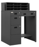 Durham SFWS-392955-95 Stand Up Shop Desk, 2 File Drawers, 2 Storage Drawers, Document Storage, Bottom Shelf , 29 X 39 X 55-5/8